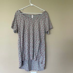 light gray Lularoe T-shirt
